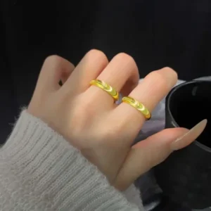 Lymphatic magnetic therapy cats eye ring