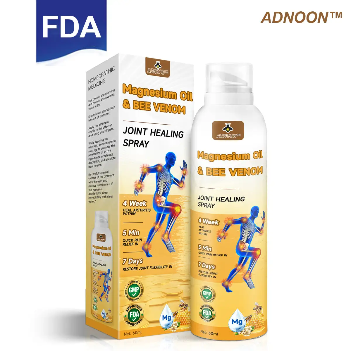 Magnesium Oil & Bee Venom Joint Healing Spray