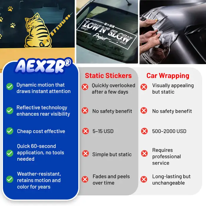 Car Rear Wiper Charming Tail-Wagging Sticker - Image 5