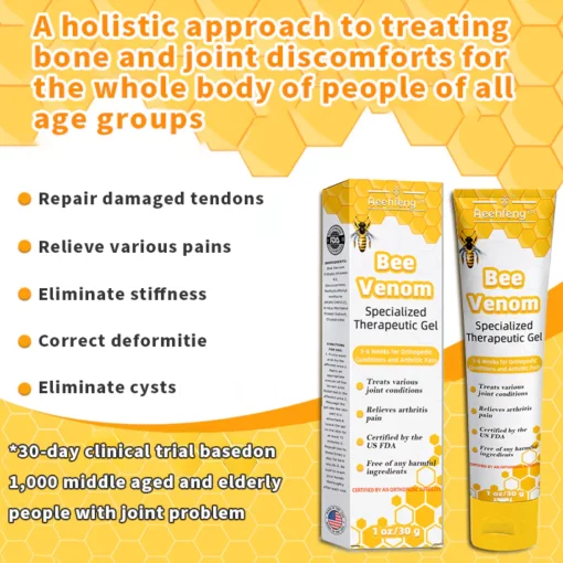 Bee Venom Joint Therapy Pain Relief Gel - Image 2