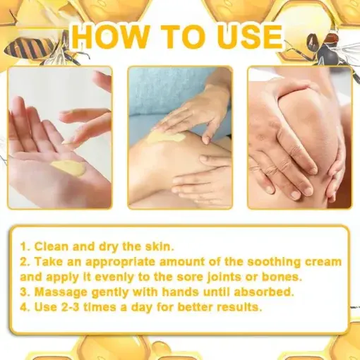 Bee-Venom Pain-Relief Bone Healing Cream - Image 11