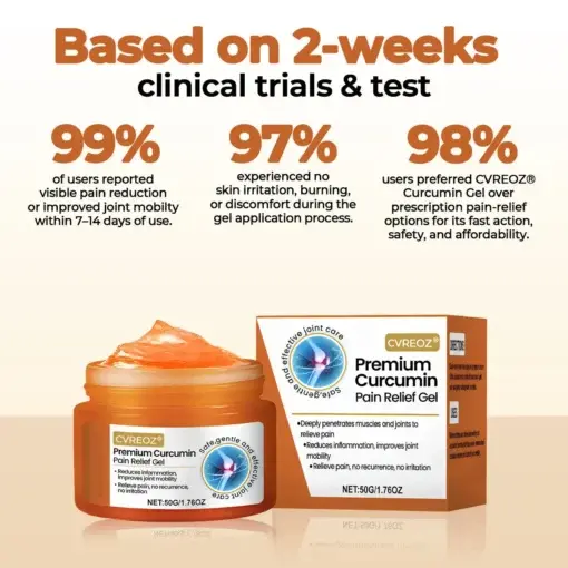 Premium Curcumin Pain Relief Gel - Image 7