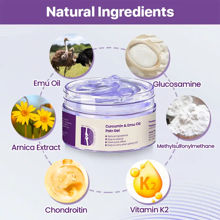 Curcumin & Emu Oil Pain Gel – 🏥Backed by US Osteopathic Experts - Image 9