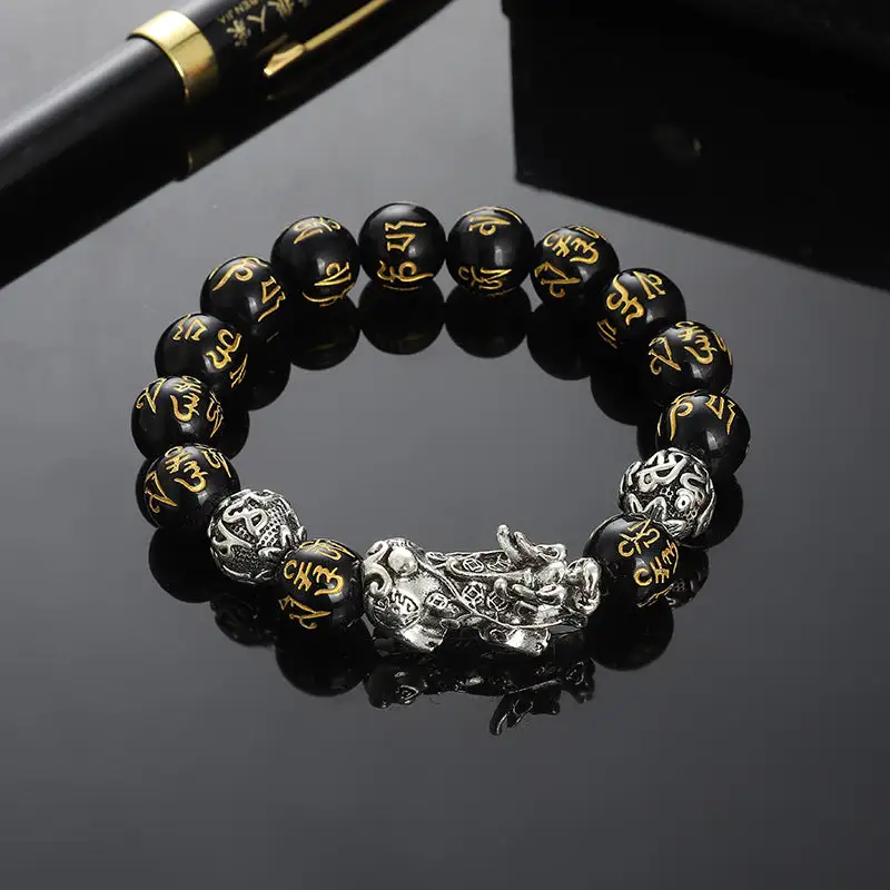 DIYSTAR Pi Xiu Obsidian Bracelet – Unlock Wealth & Attract Good Fortune - Image 3