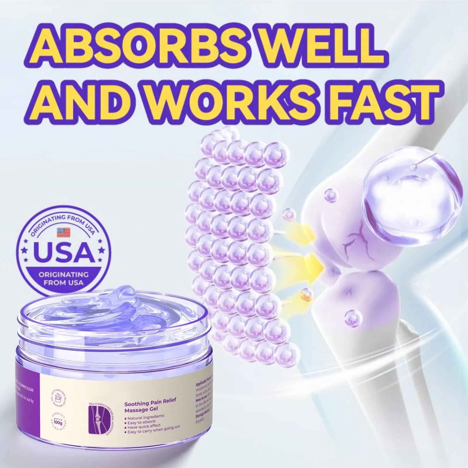 Pain Relief Gel – With Turmeric & Emu Oil for Arthritis & Joint Support - Image 3