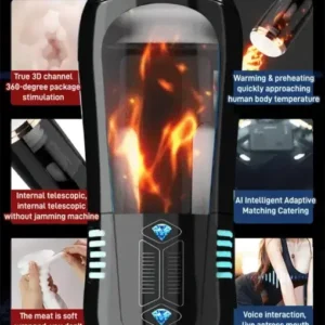 Fully automatic, hands-free retractable relaxation cup