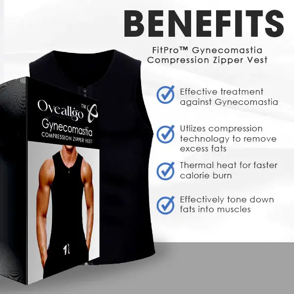 Gynecomastia Compression Zipper Vest - Image 2