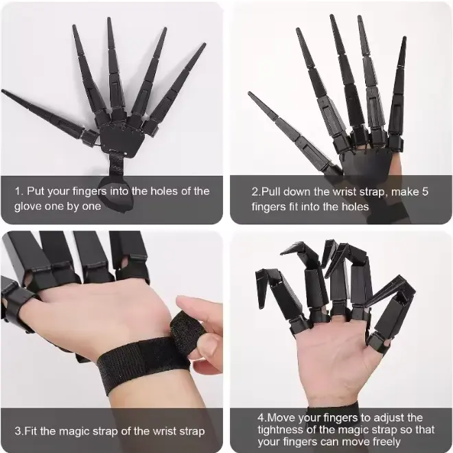 Halloween Articulated Fingers Fits All Finger Sizes - Image 2