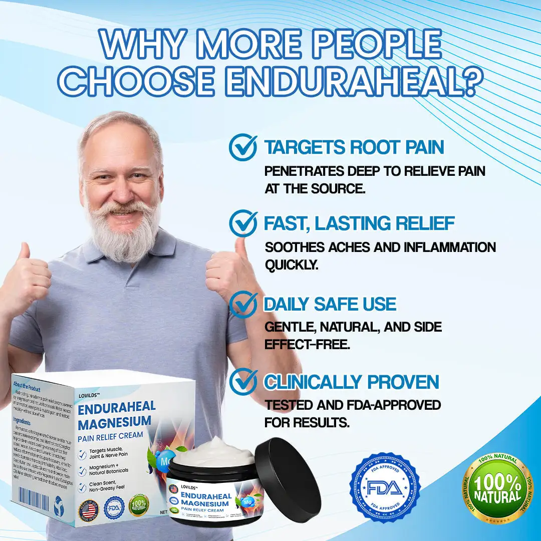 EnduraHeal Magnesium Pain Relief Cream - Image 8