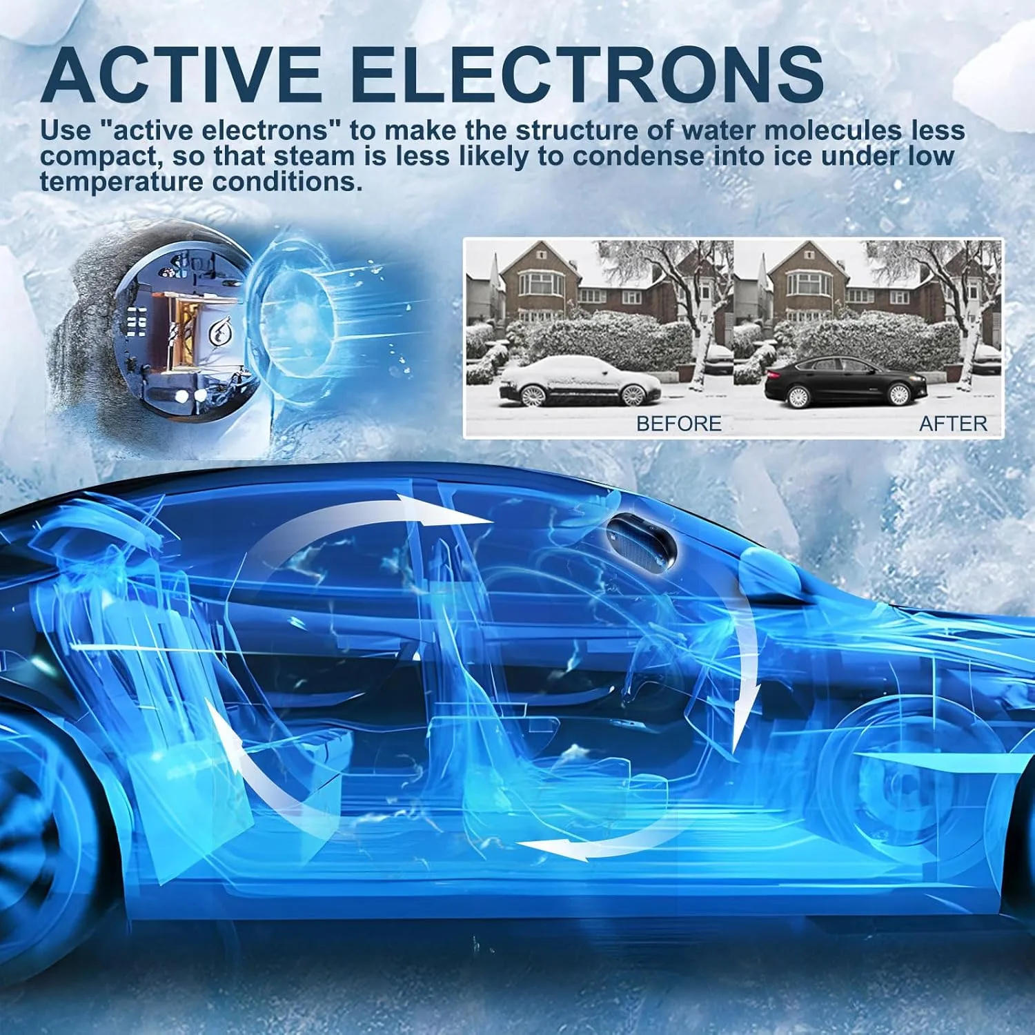 DefrosterX Electromagnetic Molecular Car Snow Removal Device - Image 6