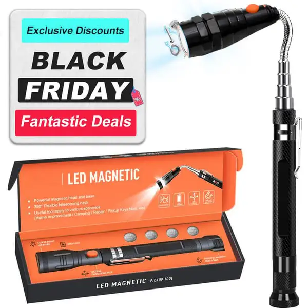 Upgraded Magnetic Pick-Up Tool – See It. Reach It. Grab It.