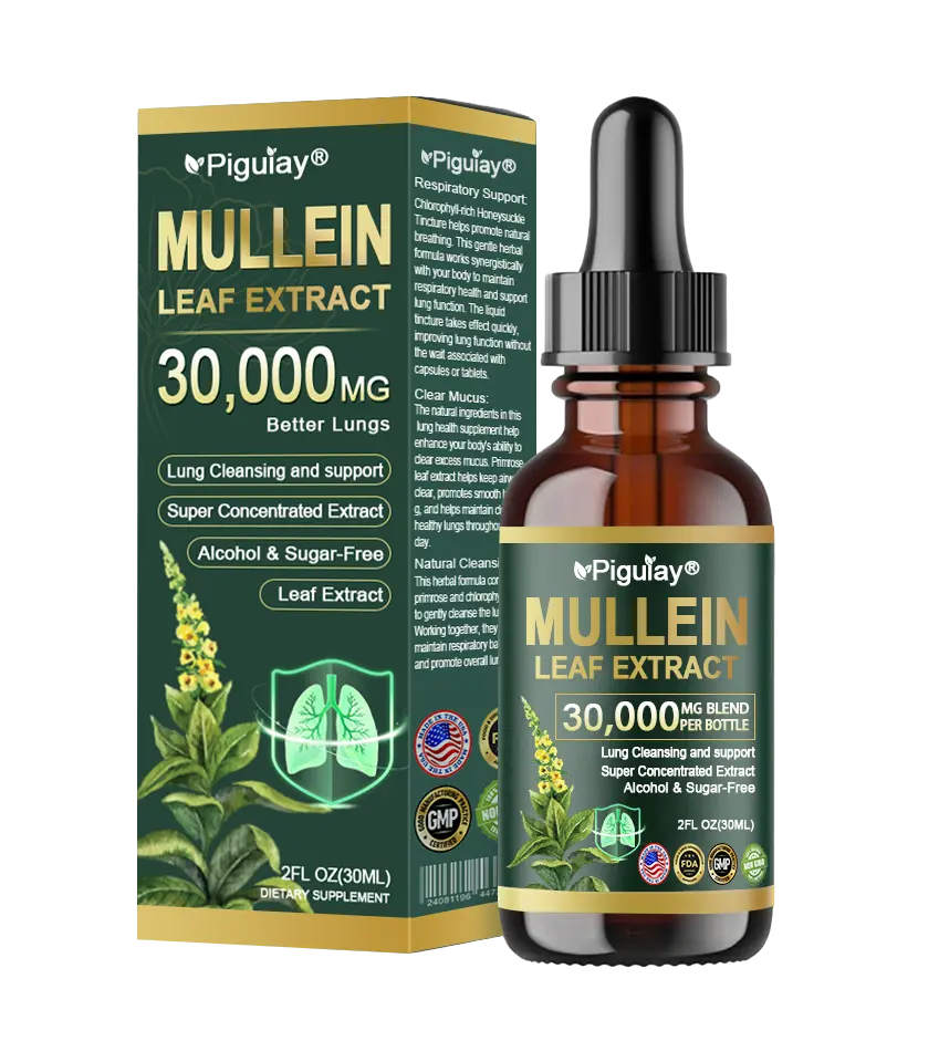 Organic Lung Cleansing Mullein Leaf Extract Drops - Image 13