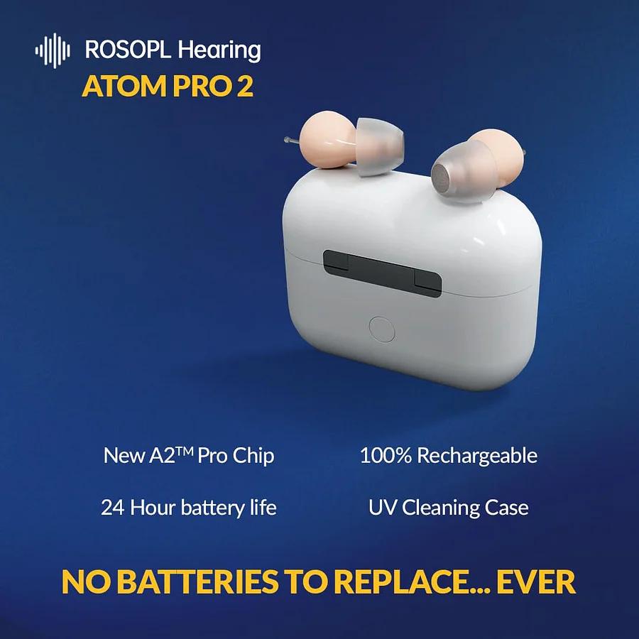 ROSOPL Bluetooth Hearing Aids ITE - Image 4