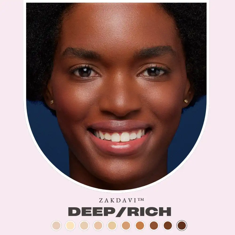 Zakdavi Super Coverage Foundation with Buffing Brush - Image 12