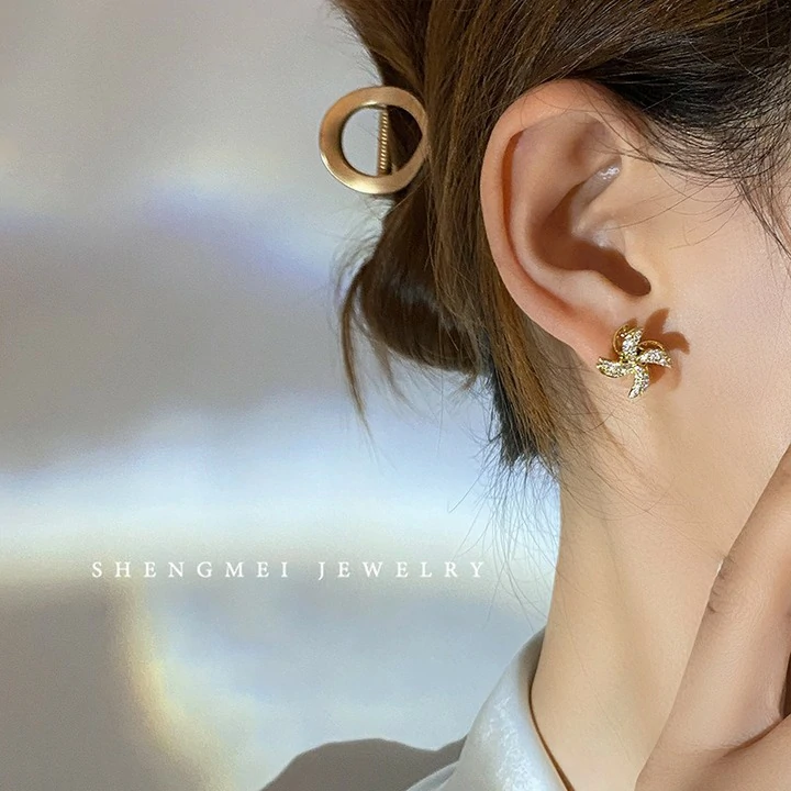 (2022 New Year Hot Sale - 50% Off Now) Rotating Windmill Earrings (BUY 4 GET 20% OFF NOW) - Image 2