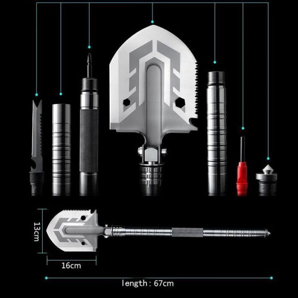The Ultimate Survival Tool 23-in-1 Multi-Purpose Folding Shovel - Image 4