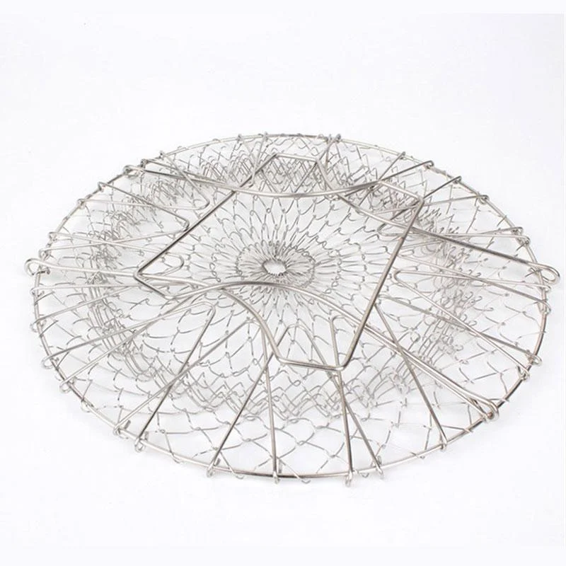 Magical Foldable Stainless Steel Kitchen Basket - Image 6