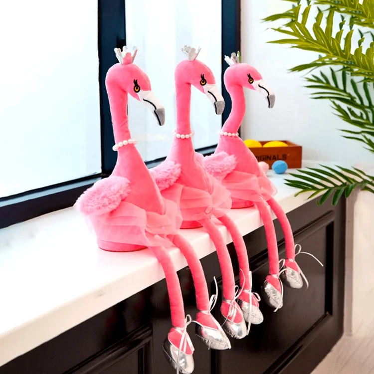 (❤️WOMEN'S DAY FLASH SALE - 50% OFF) 2021 NEW ELEGANT BALLET STYLE SINGING FLAMINGO PLUSH TOY - Image 3