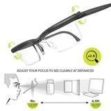 Focus Adjustable Eyeglasses -3 to +6 Diopters Myopia Glasses Reading Glasses - Image 4