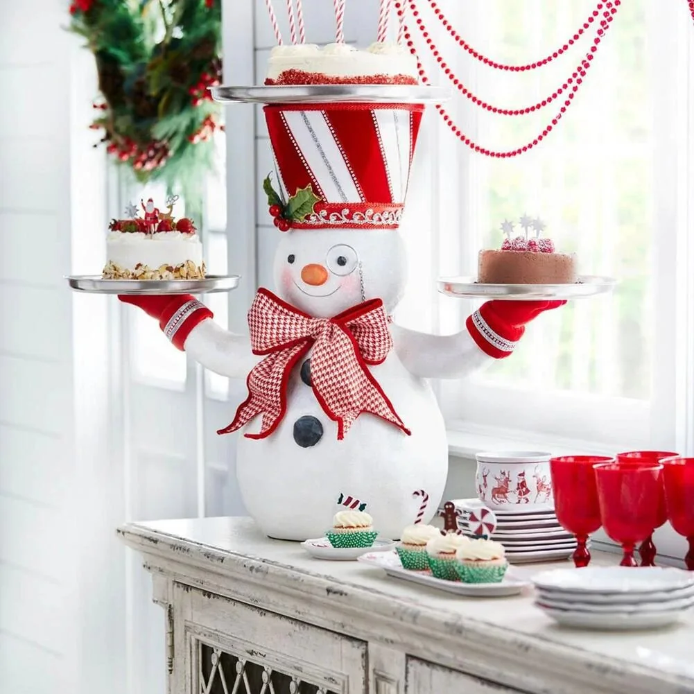 Christmas Snowman Treats Holder - Image 3