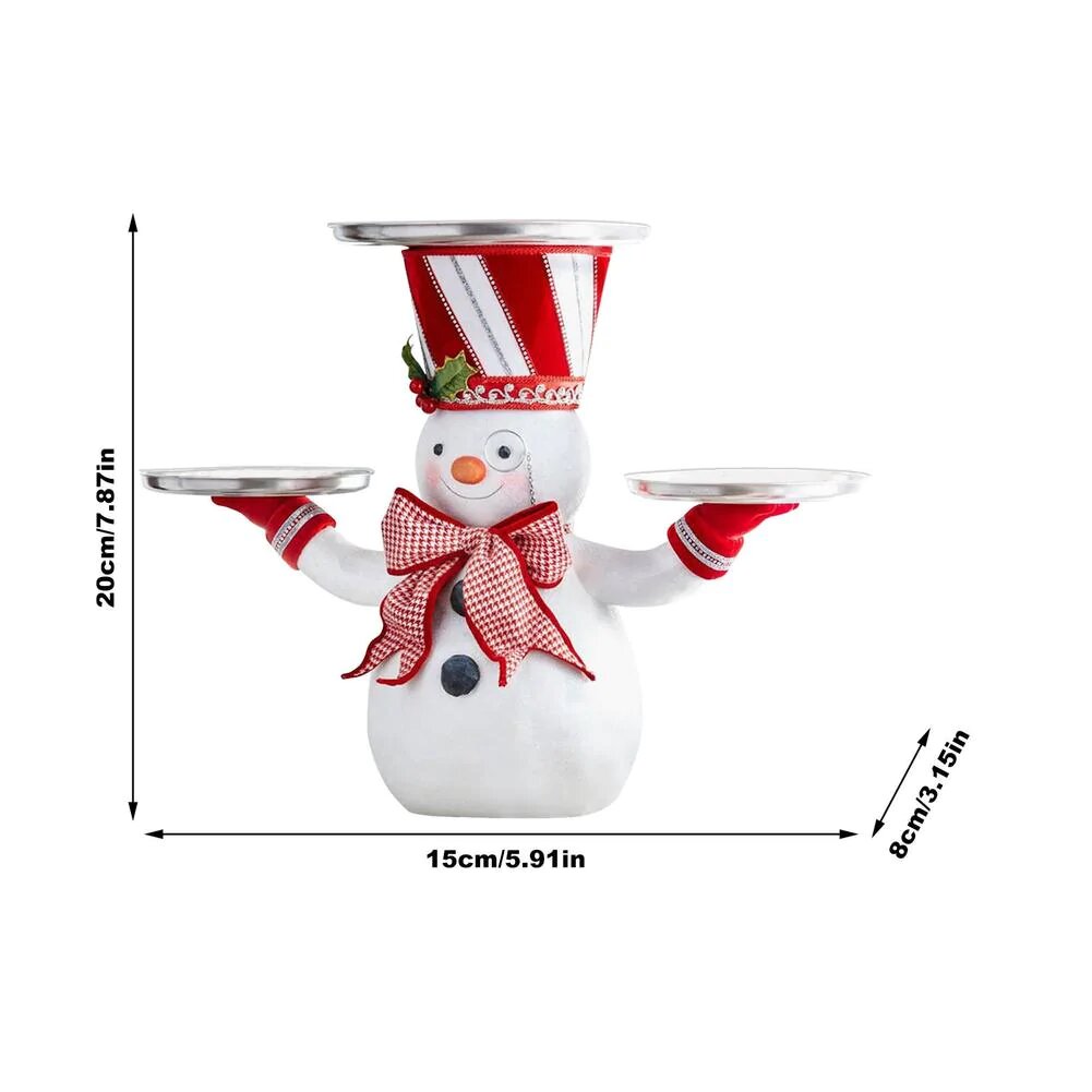 Christmas Snowman Treats Holder - Image 2