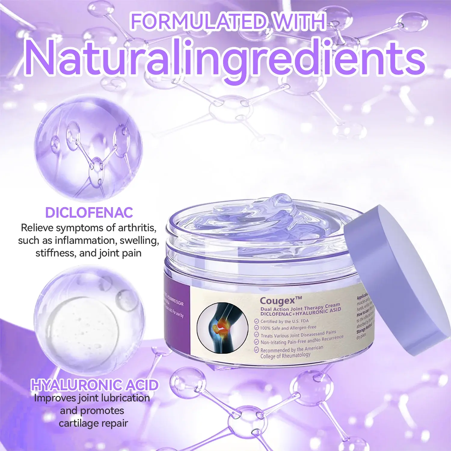 7 Day Rapid Joint & Bone Therapy Cream - Image 3