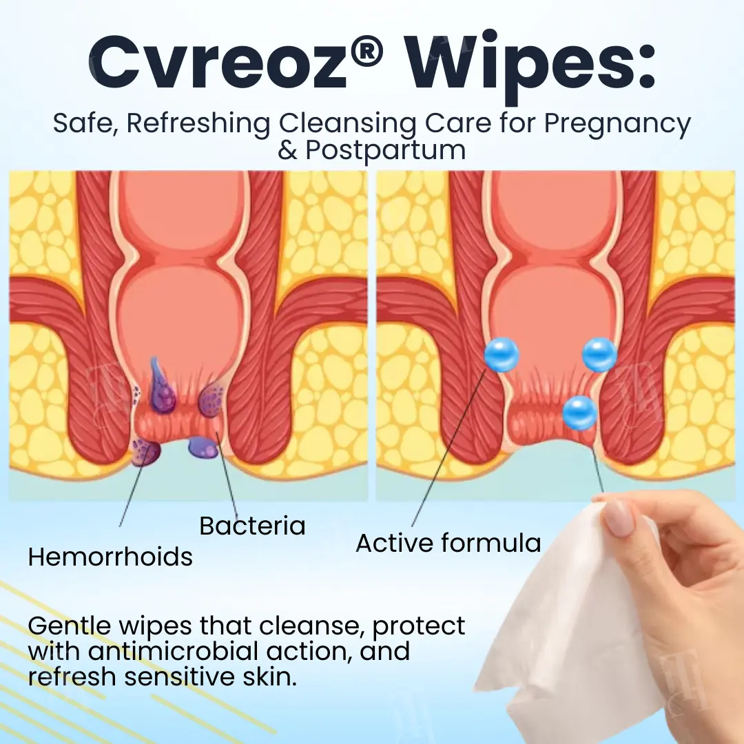 Herbal Hemorrhoid Treatment Anal Spray + Wipes - Image 4