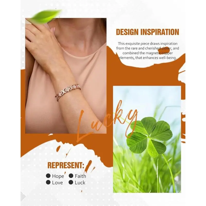 Pure Copper Magnetic Bracelet with 3800 Gauss Effective Magnets Outdoorfun - Image 3