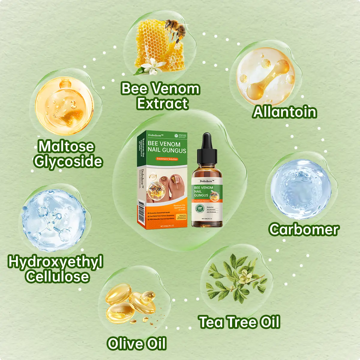 Bee Venom Nail Fungus Treatment Liquid - Image 8