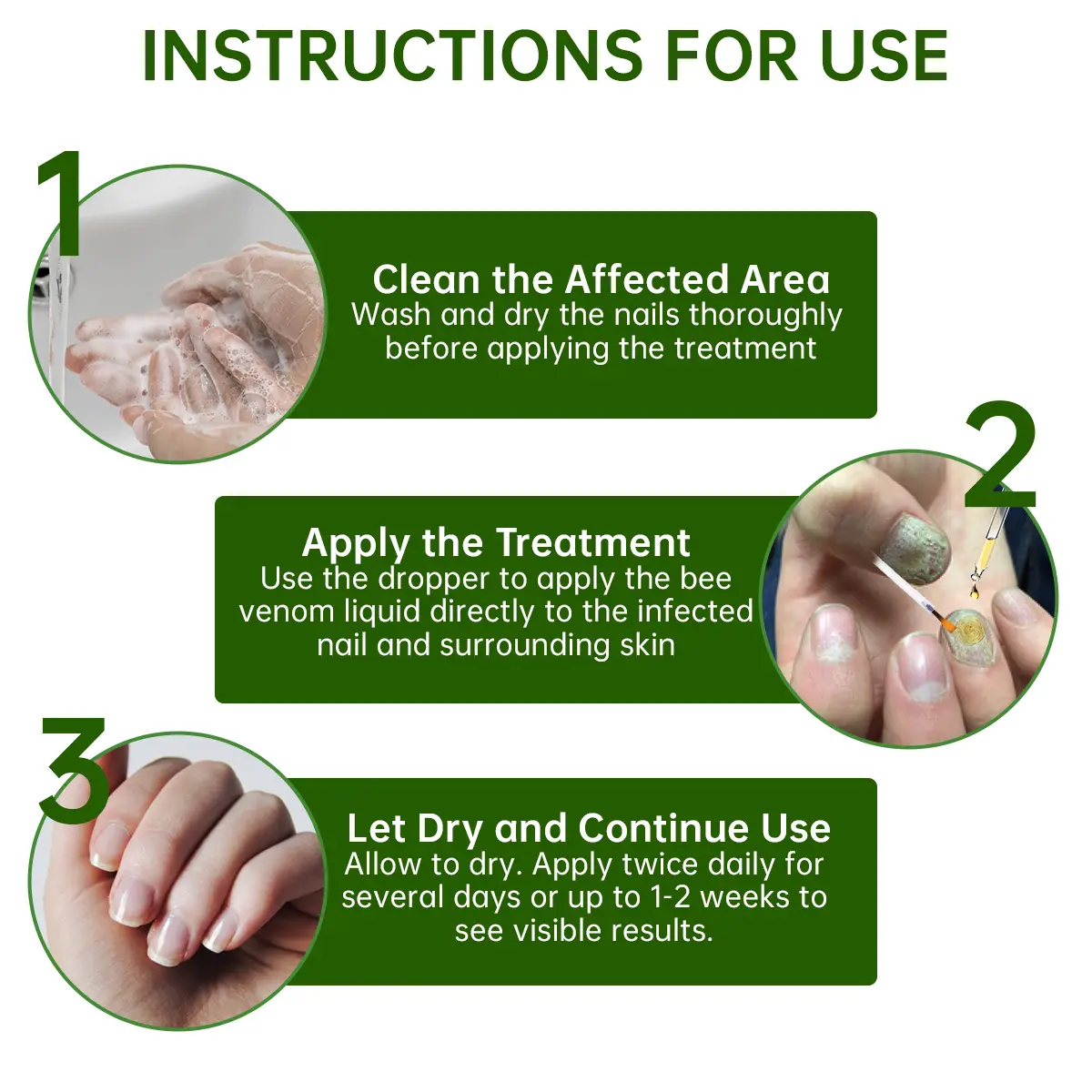 Bee Venom Nail Fungus Treatment Liquid - Image 9