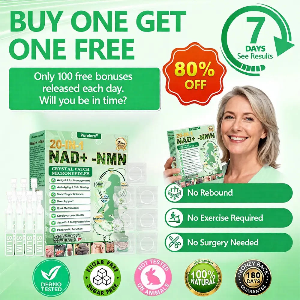 1064 Crystal Microneedle Nano System with NAD⁺ Activation & 20-in-1 Slim & Healthy Pacth Solution - Image 11