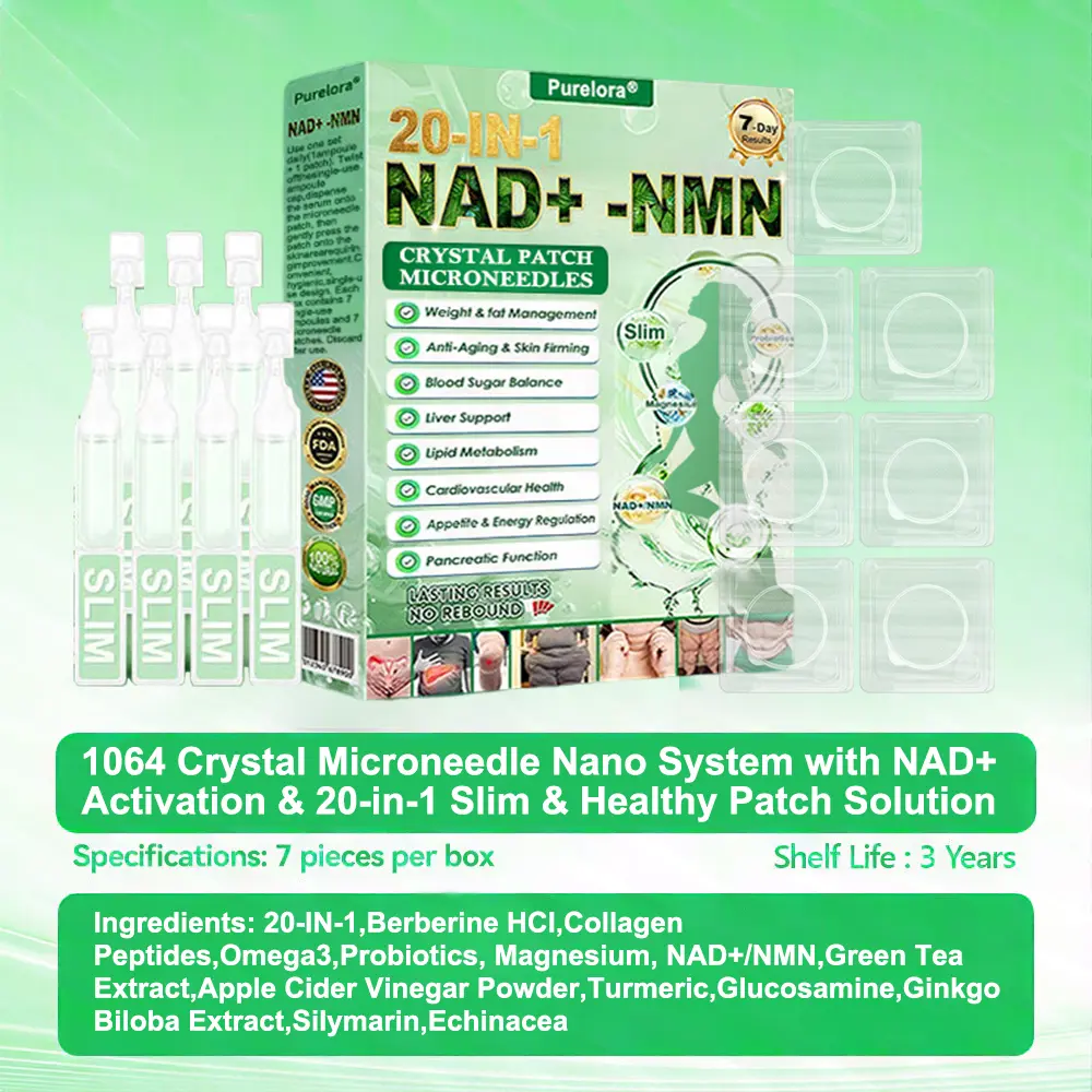 1064 Crystal Microneedle Nano System with NAD⁺ Activation & 20-in-1 Slim & Healthy Pacth Solution - Image 12