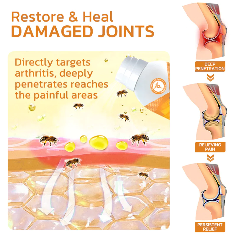 Bee Venom Vitamin D Arthritis Joint Pain Relief Spray - Image 2