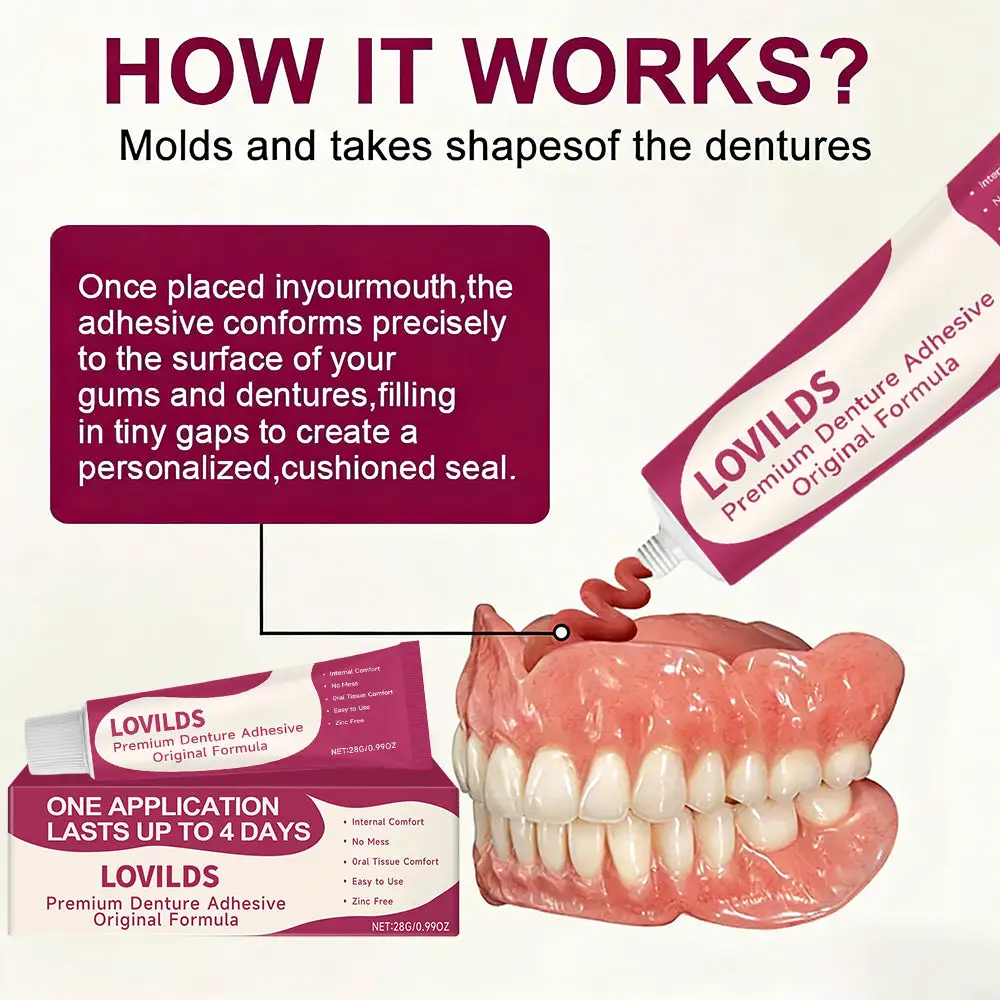 LOVILDS FirmHold Denture Adhesive - Image 6