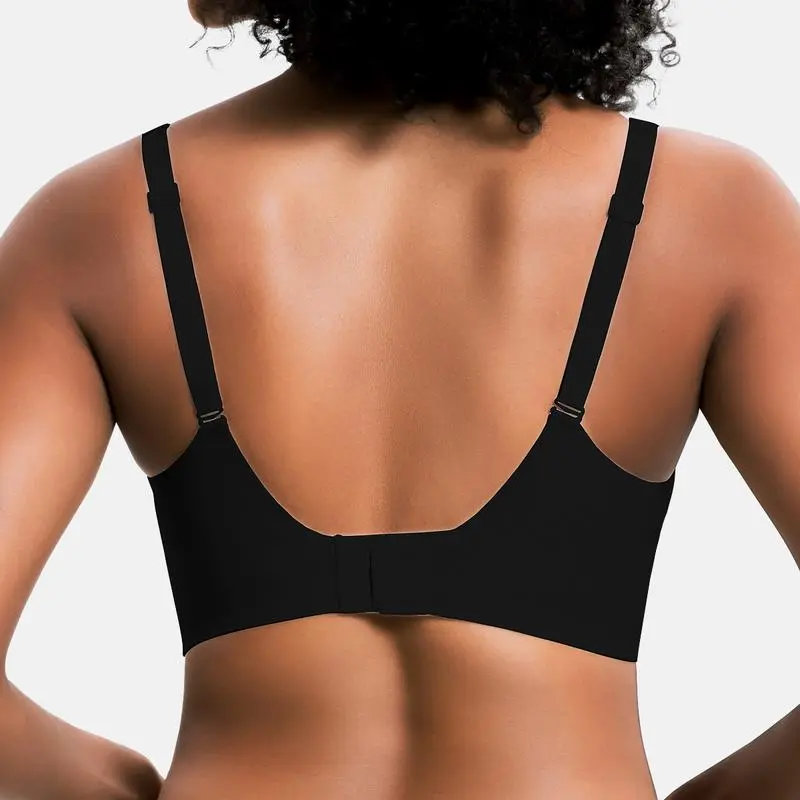 NESLEMY Wireless Womens Comfortable Wireless Bras Push Up Bralettes Seamless Tshirts Bras Deep V Everyday Bras - Image 11