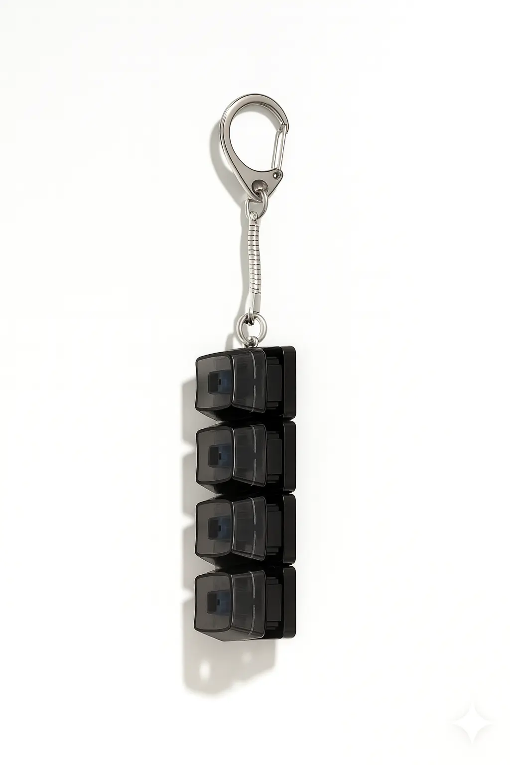 Fidget Toys - Stress Relief Model - LED Keyboard Keychain - Image 2
