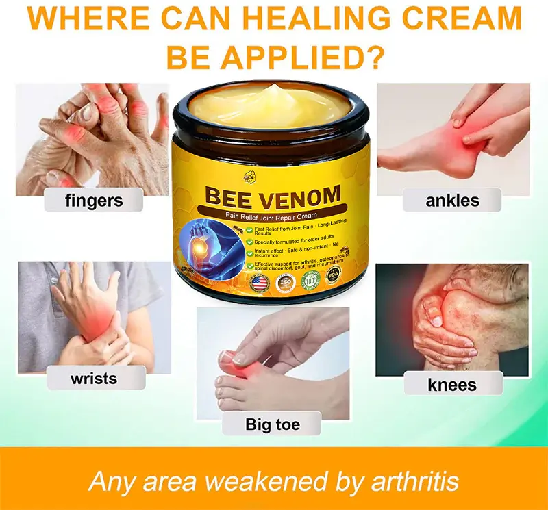 Bee Venom Pain Relief Joint Repair Cream - Image 8
