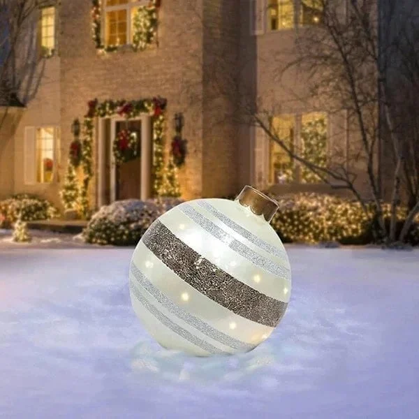 Outdoor Christmas PVC inflatable Decorated Ball - Image 5