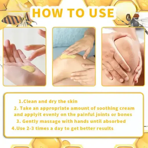 BEE VENOM LITHOSPERMUM Pain-Relief Bone Healing Cream - Image 20