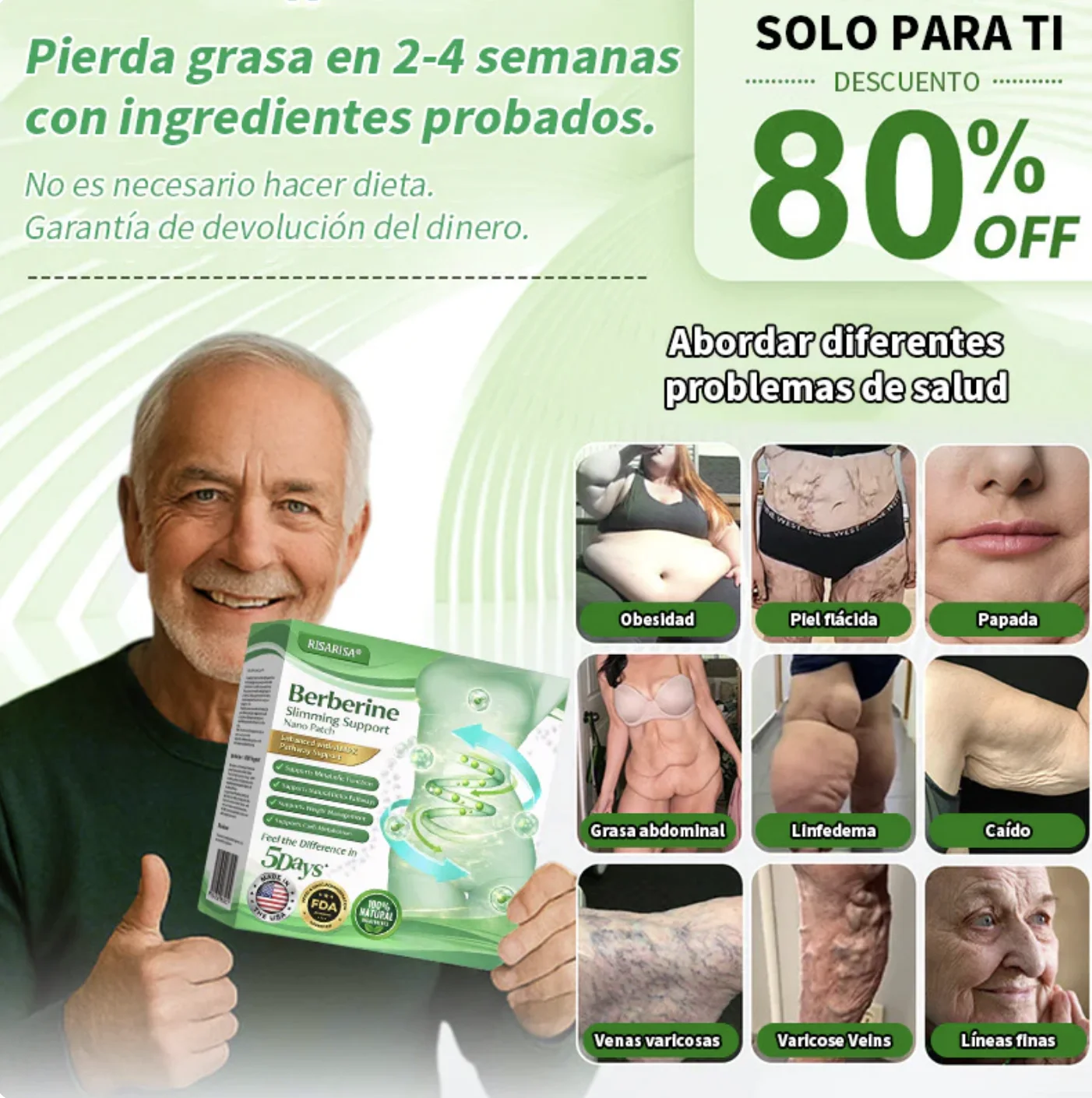 Berberine Slimming Support Nano Microneedle Patch - Image 2