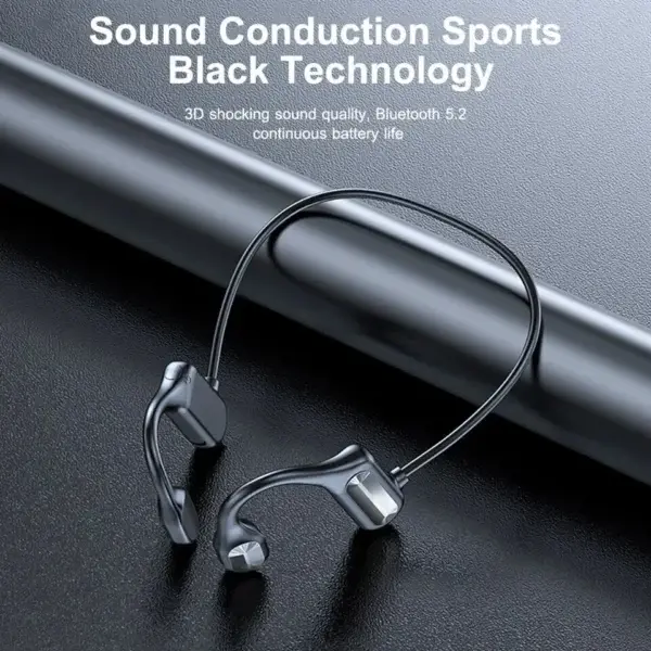 YUNPSO Bone Conduction Smart Hearing Aid Bluetooth Earphones - Image 3
