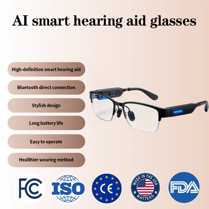 AI Smart Hearing Aid Glasses - Image 3