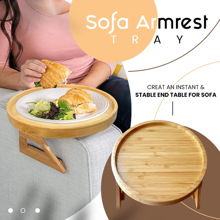 ECO-FRIENDLY SOFA ARMREST TRAY - Image 2