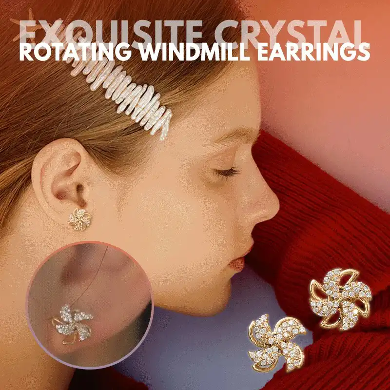 (2022 New Year Hot Sale - 50% Off Now) Rotating Windmill Earrings (BUY 4 GET 20% OFF NOW) - Image 10