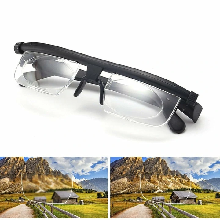 Focus Adjustable Eyeglasses -6 To +3 Diopters Myopia Glasses Reading Glasses - Image 5