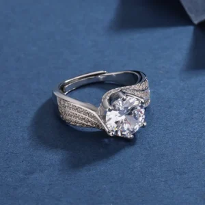 Alternative view of 3 Carat Mossanite Diamond for Treating Obesity