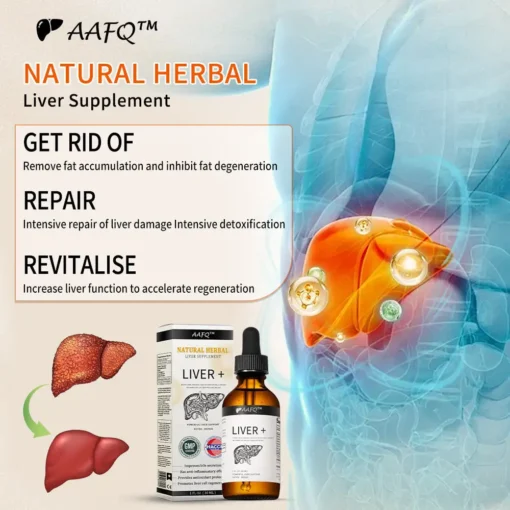 Natural Herbal Liver Supplement – Powerful Liver Support – Detox & Repair – Herbal Supplements - Image 3