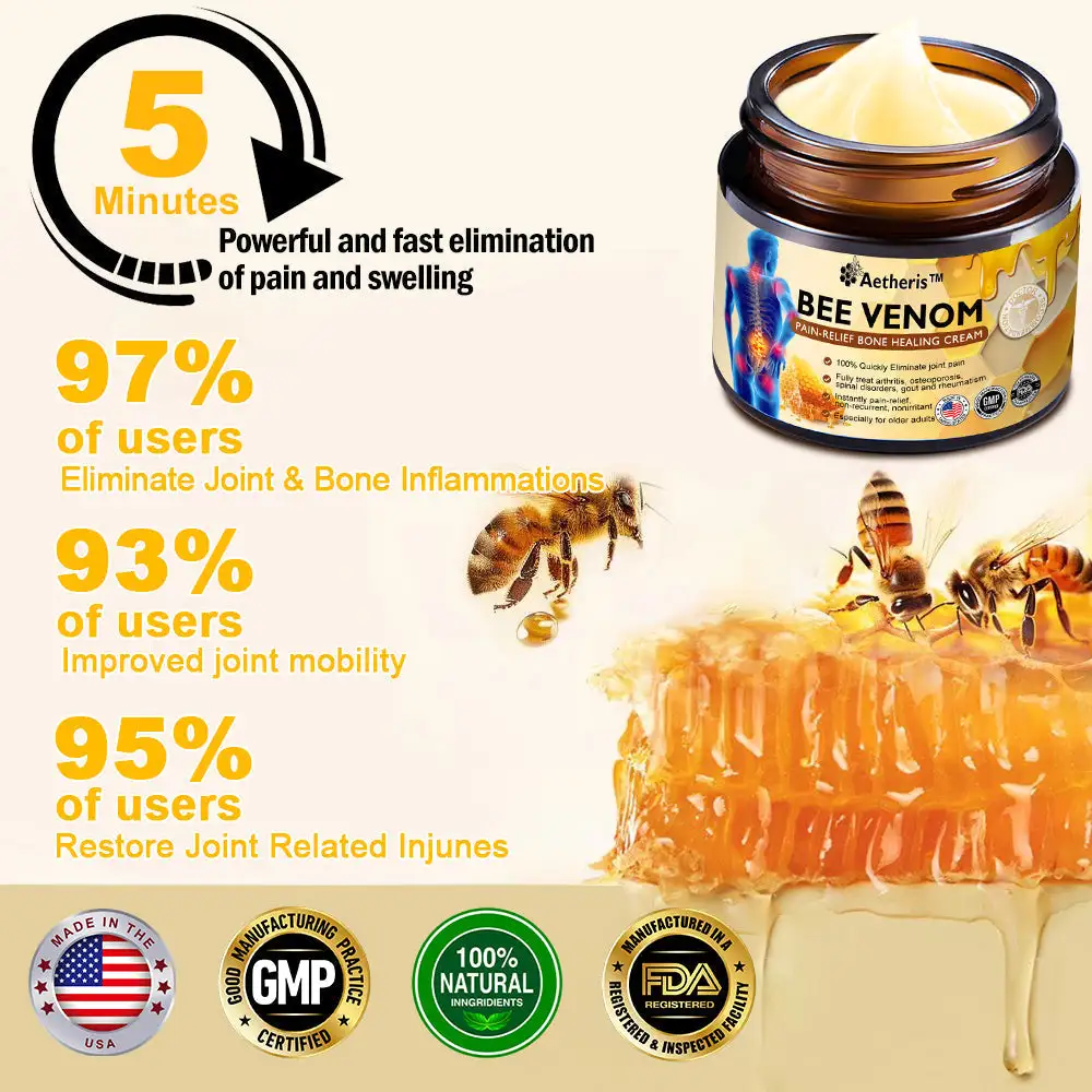 Bee Venom Advanced Joint and Bone Therapy Cream - Image 6