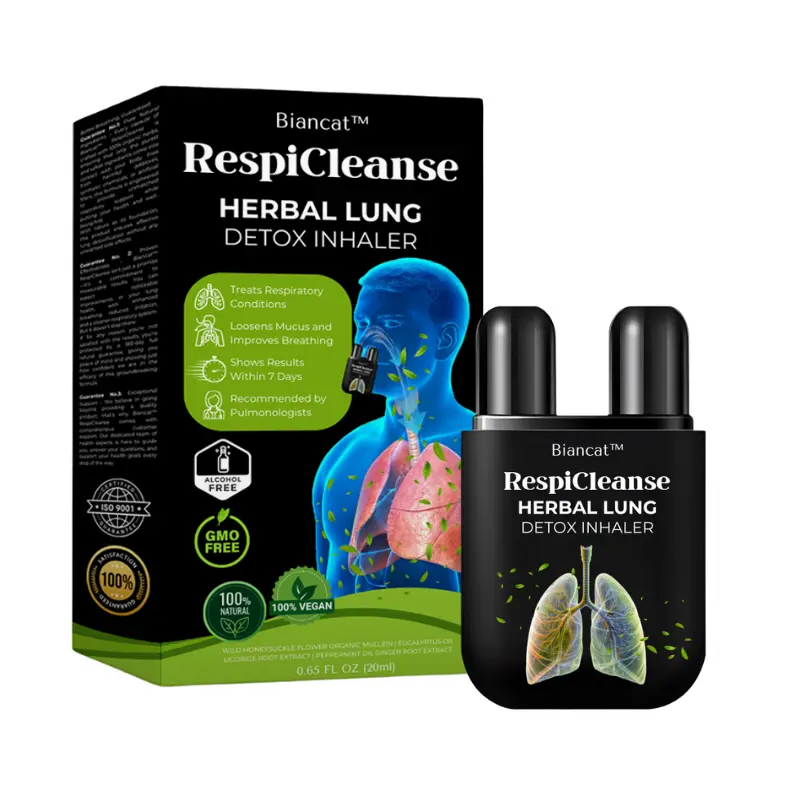 RespiCleanse Herbal Lung Detox Inhaler.