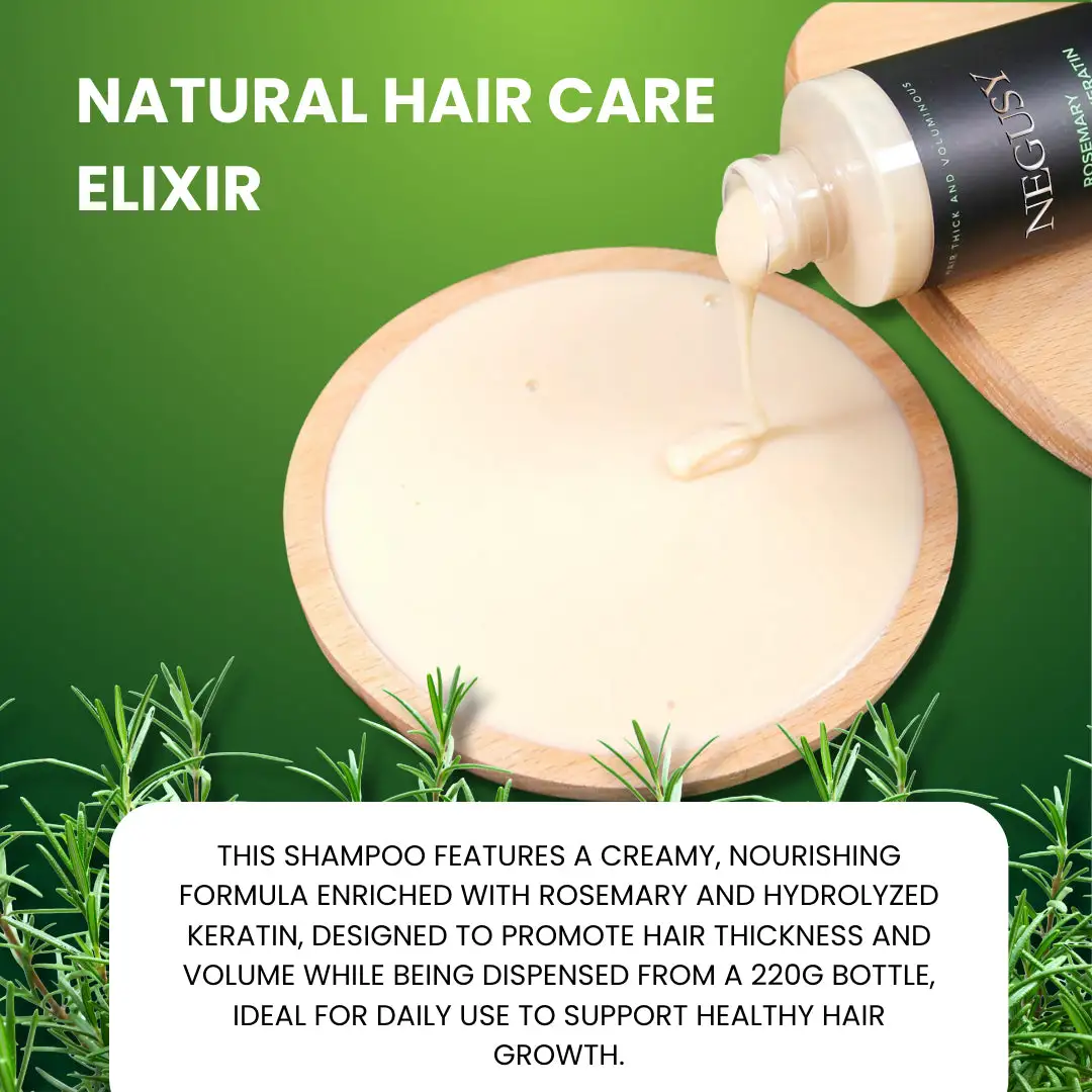 Rosemary Hydrolyzed Keratin Shampoo - Image 3